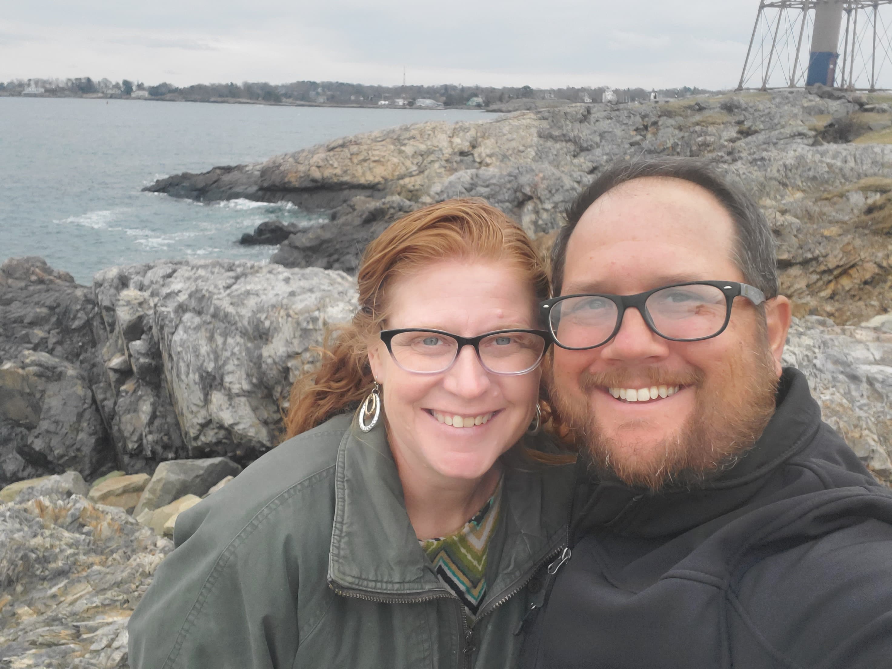 Dan with his wife